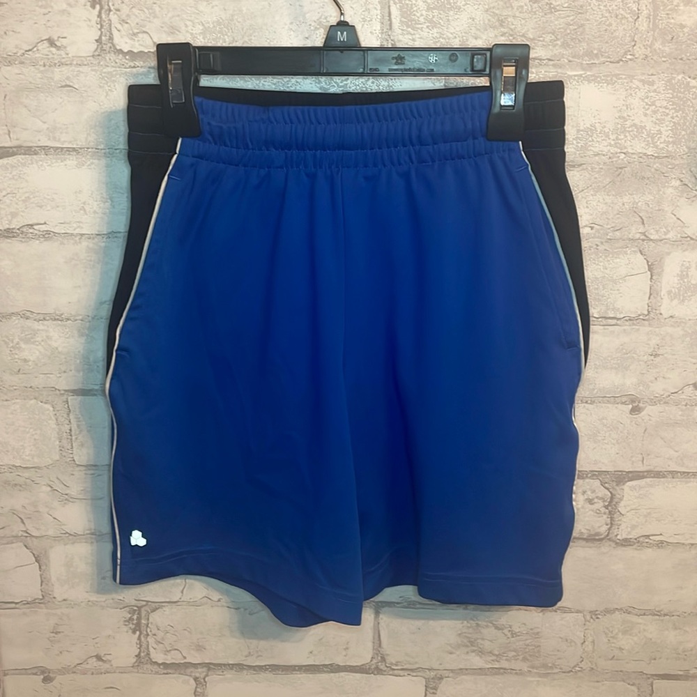 Boys blue and black basketball shorts M (10/12) with pockets